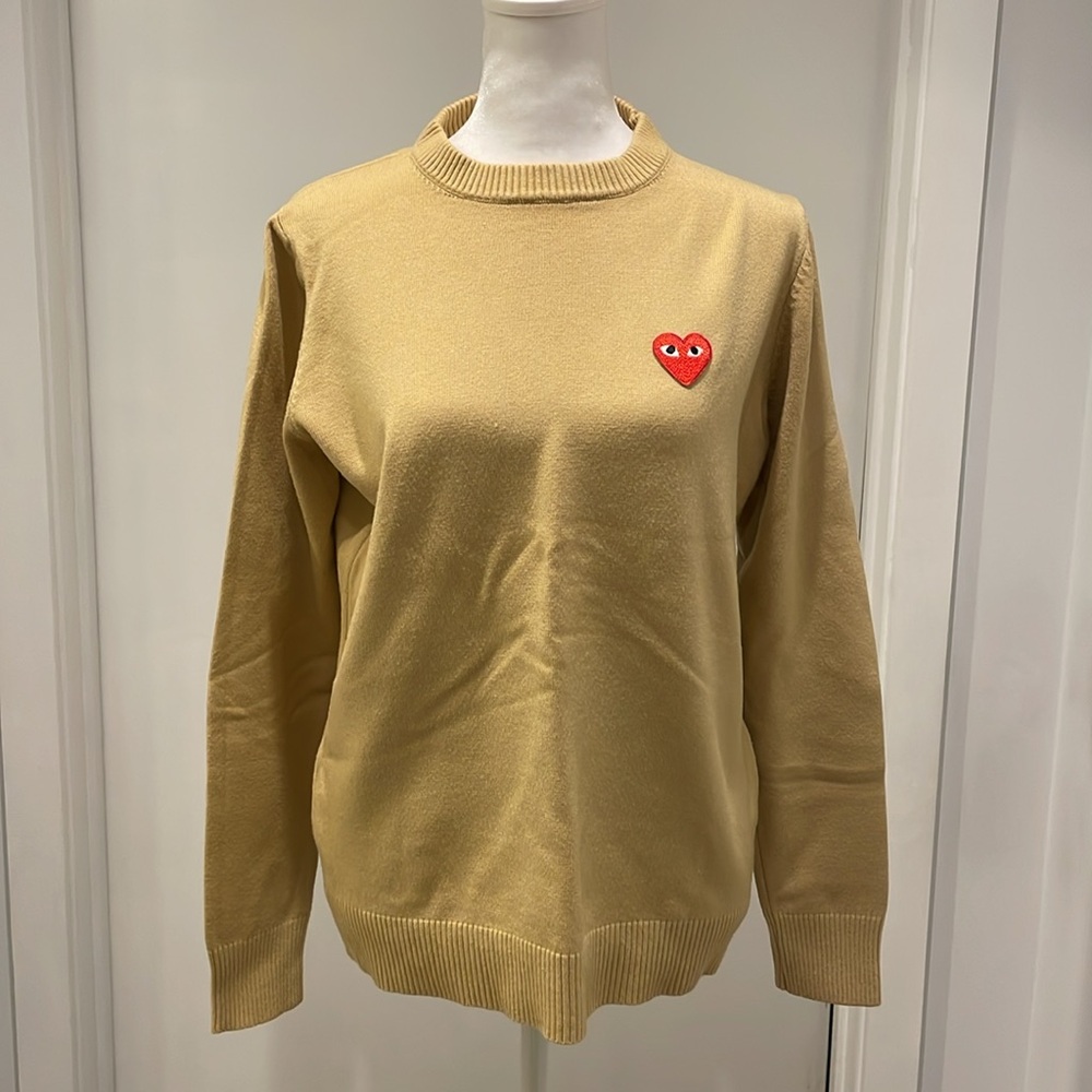 Comme des Garcons Crew Neck Wool Sweater